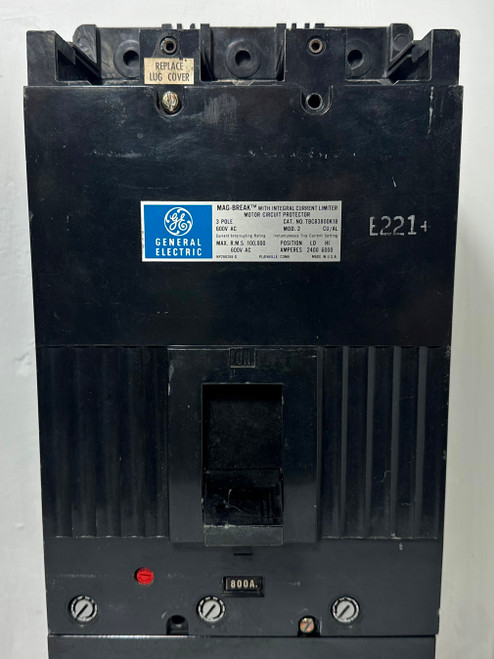 GE TBC83800K18 800A Mag-Break Circuit Breaker 600V 3P 800 Amp General Electric (EM5172-1)