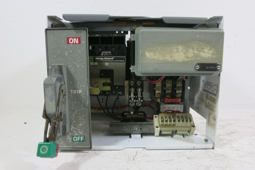 Square D Model 6 Size 1 Starter 15 Amp Breaker 12" MCC Bucket 15A Mod 6 (BJ0877-26)