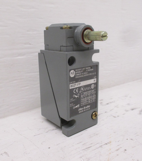 Allen Bradley 802T-FP Ser H Oil Tight Limit Switch 802TFP Series H AB (AH0036-1)