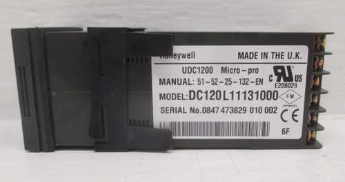 Honeywell UDC120L Micro-Pro DC120L11131000 Digital Temperature Controller 240V (AH0046-8)