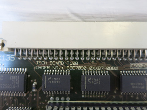 Siemens 6SE7090-0XX87-0BB0 Simovert T100 Tech Board Masterdrive PLC Drive Card (DW6596-1)