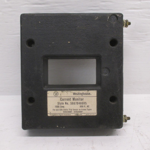 Westinghouse 5667D46G05 Current Monitor 1000AMP 600VAC For SCB22000F - SCB32000F (AH0074-1)