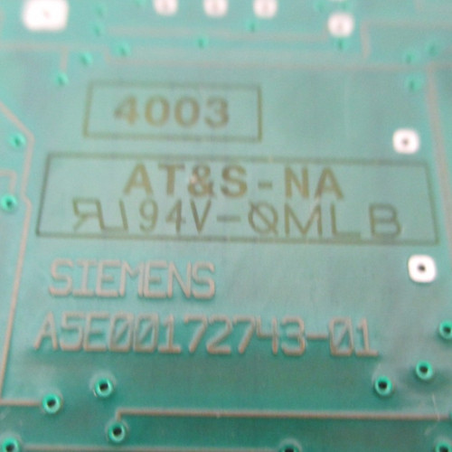 Siemens A5E00172743-01 PCB Card PLC Board AT&S-NA 94V For 6AV3 017-1NE30-0AX0 (AH0172-1)