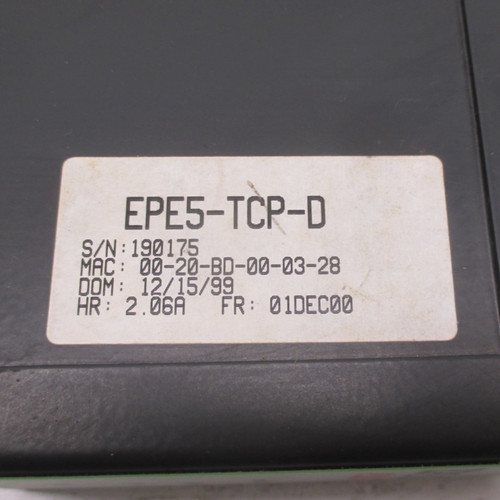 NR&D EPE5-TCP-D Ethernet Port Expander Module 4Port EPE 5 PLUS HR: 2.06A EPE5TCP (AH0176-2)