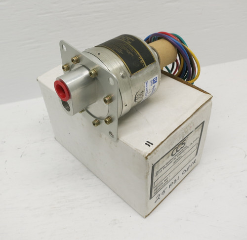 NEW CCS 642GEM2 Custom Control Sensors 25 PSI Decr 250 PSIG Pressure Switch NIB (DW6736-1)