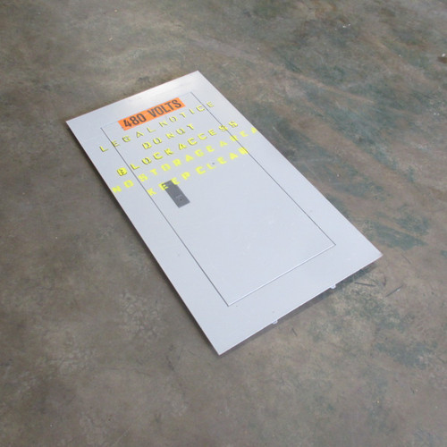 Siemens Type 1 Enclosure Panel DOOR ONLY 38" x 20" Interior Opening: 29.5" x 9" (AH0208-2)