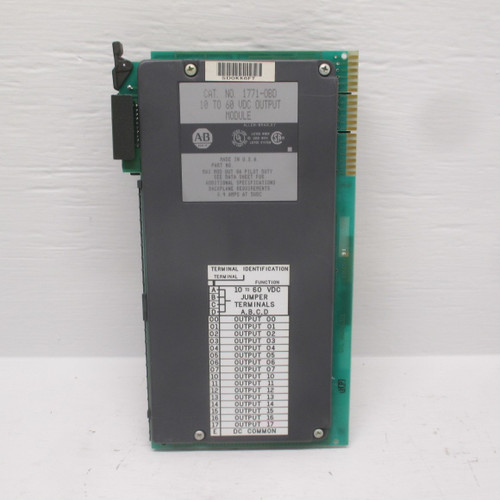 Allen Bradley 1771-OBD Output Module 10 to 60 VDC 1771-0BD E960362 PLC I/O Card (AH0203-23)