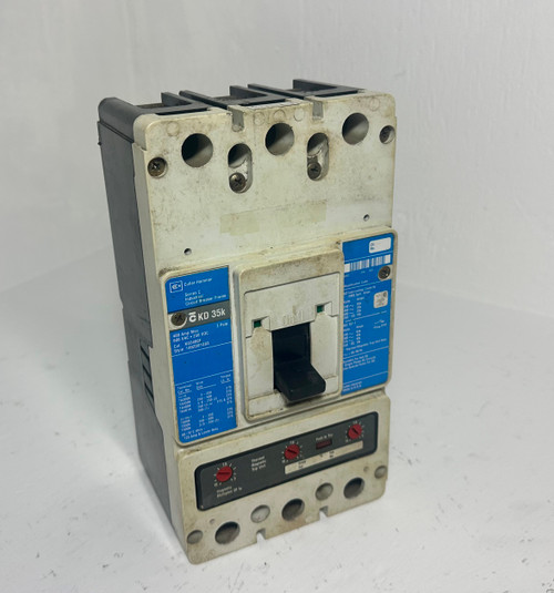 Cutler Hammer KD3400F 400A Circuit Breaker w/ 225 Amp Trip 480/600V 3P KD3225 (EM5274-1) Cutler Hammer KD3400F 400A Circuit Breaker w/ 225 Amp Trip 480/600V 3P KD3225 (EM5274-1)