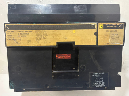 Square D I-Line SL1200 1200A Plug-On Lug Breaker 480/600V 3 Pole SL 1200 Amp (EM5318-1)