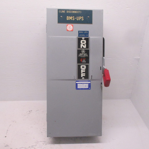 GE TH4323 Model 7 100A 240V Heavy Duty Fusible Safety Switch General Electric (AH0298-1)