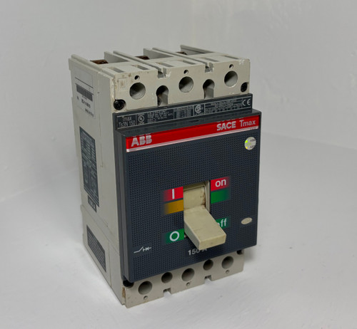 ABB Ts3N 150 Amp SACE Tmax Circuit Breaker 480/600V 3 Pole 150 Amp TS3N150 3P (EM5343-2)