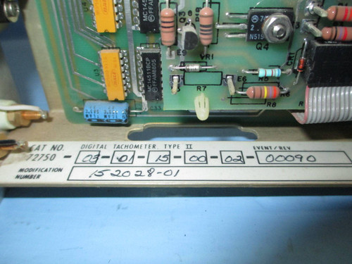 Bently Nevada 7200 TACH Digital Tachometer Module PLC 72750-03-01-15-00-02 (EBI0529-2)