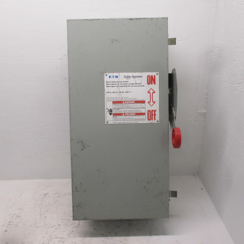 Eaton DH323FDK 100A 240V Fusible Safety Switch Disconnect 100 Amp 240 VAC 12 (AH0362-1)