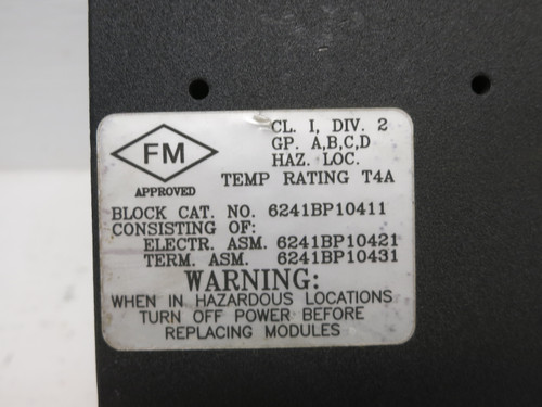 Taylor ABB MOD 300 6241BP10421C-T Input Output PLC Module 6241BP10411 Source I/O (DW6849-1)