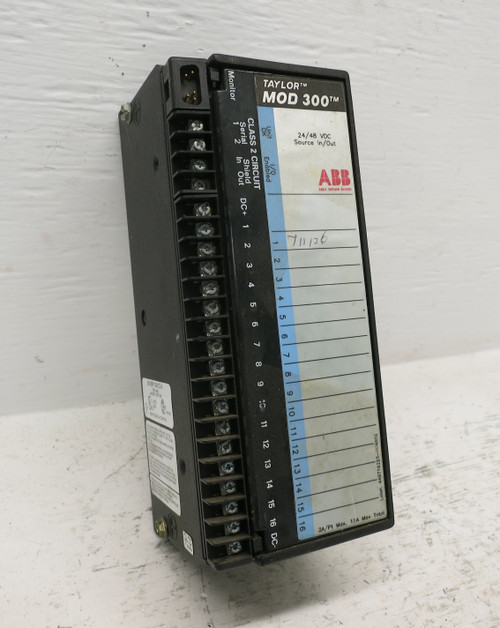 Taylor ABB MOD 300 6240BP10821C-R Input Output PLC Module 6240BP10811 Source I/O (DW6862-1)