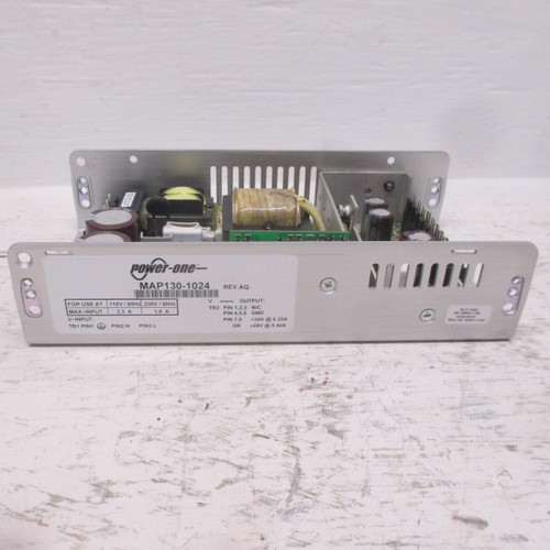 NEW Power-One MAP130-1024 Rev. AQ Power Supply 110V/60Hz 3.3A 230/50Hz 1.8A NIB (AH0384-1)