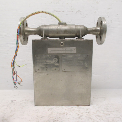 Micro Motion DS040S113 1/2" Mass Flow Sensor Meter Type 3 Missing Transmitter (AH0395-2)