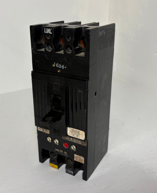 GE TFK236F000 225A Circuit Breaker 110 Amp Trip 600V TFK236110 General Electric (EM5390-1)