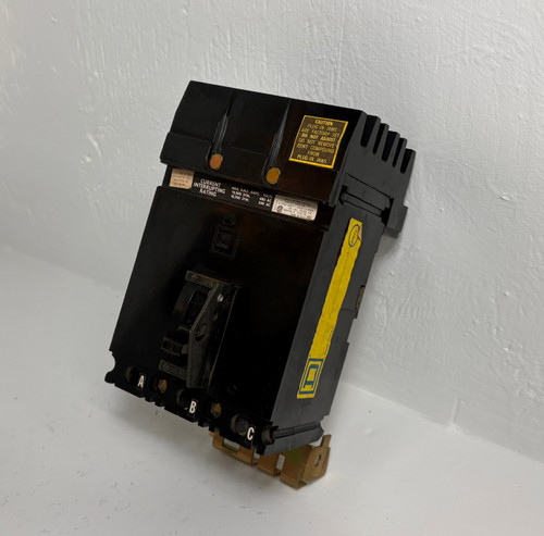 Square D I-Line FA34015 15A Circuit Breaker Black 480 VAC 3 Pole Type FA 15 Amp (EM5394-6)