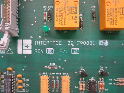 Liebert Emerson 02-790831-00 Rev E P/L J Interface Board PCB UPS (DW6915-1)