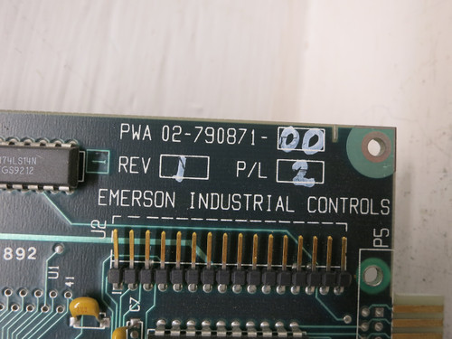 Liebert Emerson 02-790871-00 Rev 1 P/L 2 Display Controller Board UPS PCB (DW6921-1)