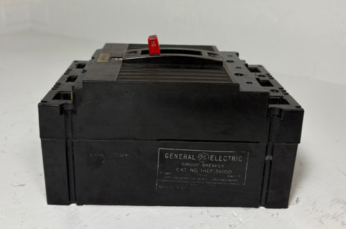 GE THEF136050 50A Hi-Break Circuit Breaker 480/600V 3P 50 Amp General Electric (EM5406-1)