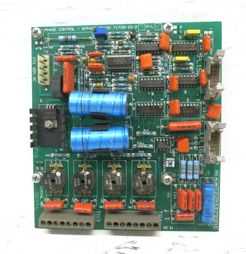 Liebert Emerson 71708-00-2 Rev 7 P/L 5 Phase Control + Bypass Board UPS PCB (DW6936-1)