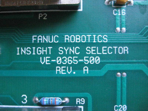 Fanuc VE-0365-500 Insight Sync Selector Board PLC Module VE0365500 (EBI1402-1)