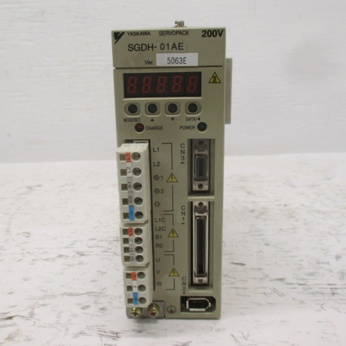 Yaskawa SGDH-01AE Servopack Servo Dirve 200V IP1X 0-55*C SGDH01AE (AH0477-8)