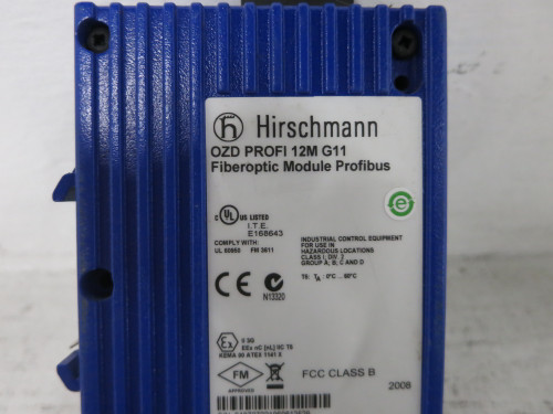 Hirschmann OZD Profi 12M G11 Fiberoptic Module Profibus PLC OZDProfi12MG11 (DW6957-1)