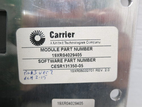 Carrier CEPL130445-03-R Comfort Network Chiller Control Display ICVC United Tech (DW6965-1)