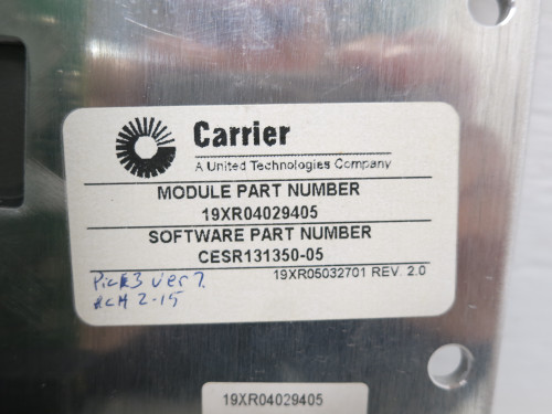 Carrier CEPL130445-03-R Comfort Network Chiller Control Display ICVC United Tech (DW6965-1)