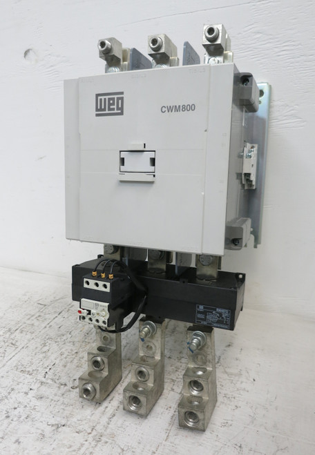 WEG CWM800 Size 7 AC Motor Starter 600 HP 800A RW407D OL CWM-800 120V Coil (DW7063-1)