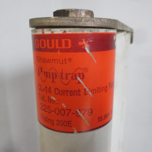 Gould Shawmut 225-007-979 Current Limiting Power Fuse CL-14 200E Amps 15.5KV Max (AH0525-3)