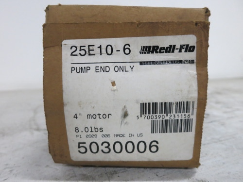 NEW Grundfos 25E10-6 Redi-Flo Pump End Only 4" Motor 5030006 RediFlo (DW7083-1)
