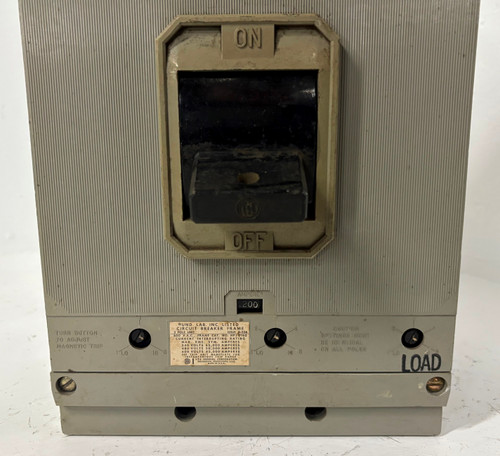 I-T-E HP3F160 1600A Circuit Breaker w 1200 Amp Trip HP3-F160 600V 3P ITE Siemens (EM5448-1)