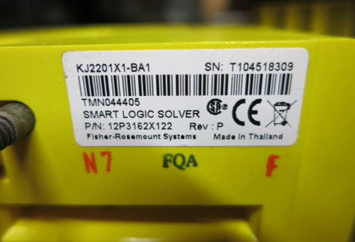 Emerson KJ2201X1-BA1 SLS1508 Smart Logic Solver w/ Base KJ2201X1-HA1 DeltaV PLC (DW7130-4)