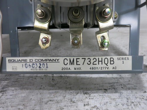 Square D CME732HQB 200A Watthour Meter Vectron SV4SD 200 Amp KIL36200 480/277 (DW7167-1)