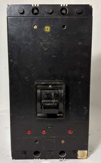 Square D MA3800F 800A Type MA Circuit Breaker w/ 400 Amp Trip 600V 3P MA-3800-F (EM5504-1)