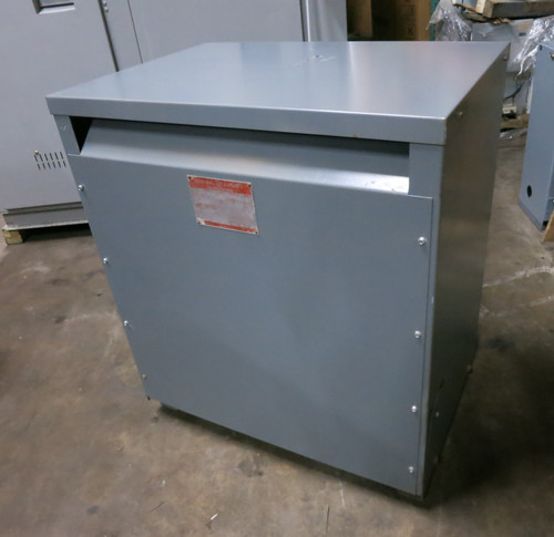 GE 112.5 kVA 480 Delta to 480 Delta V 3PH Transformer 9T48Y1084 480V (DW7257-1)