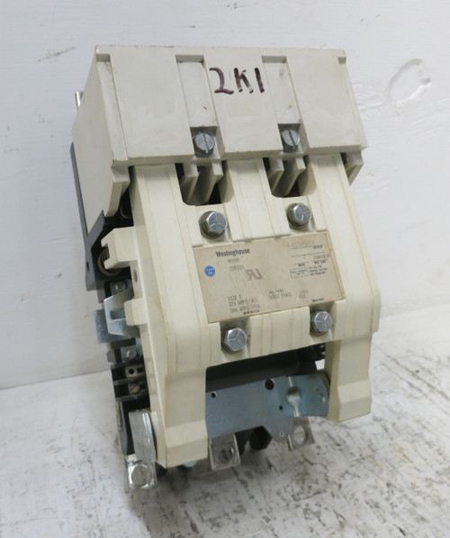 Westinghouse A201K5CX Size 5 Motor Contactor Model J 120V Coil A201K5CA 3PH 600V (DW7269-3)