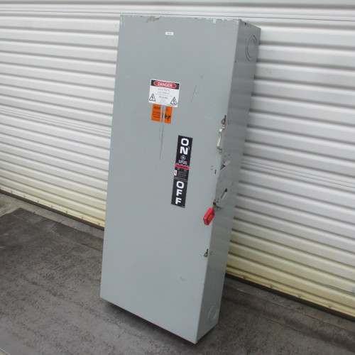 GE TH4365 (NO LABEL) 400 Amp 600A Heavy Duty Fusible Safety Switch 4W Mod 11 (AH0567-1)
