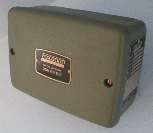Foxboro Air to Current Converter E92-FFN2I A /w Mounting Bracket 4-20 mA PLC (EBI1509-26)