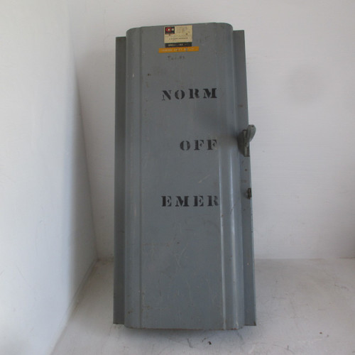 Cutler Hammer 4162H**3 100A Manual Transfer Double Throw Safety Switch 240V DT (AH0587-2)