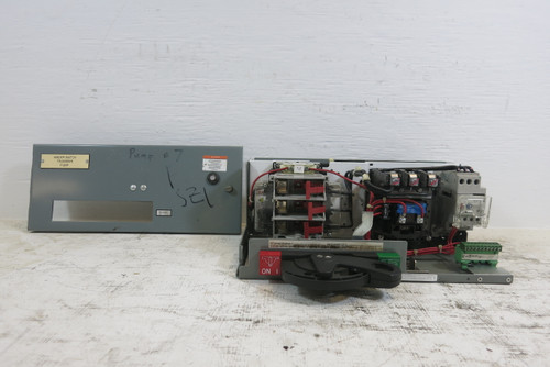 Allen Bradley 2100 Centerline 30 Amp Fusible Size 1 Starter 6" MCC Bucket EEDB (BJ1031-9)