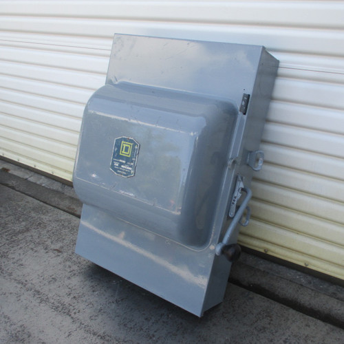 Square D 92345 400A 600V Double Throw Safety Switch Manual Transfer 400 Amp (AH0590-1)