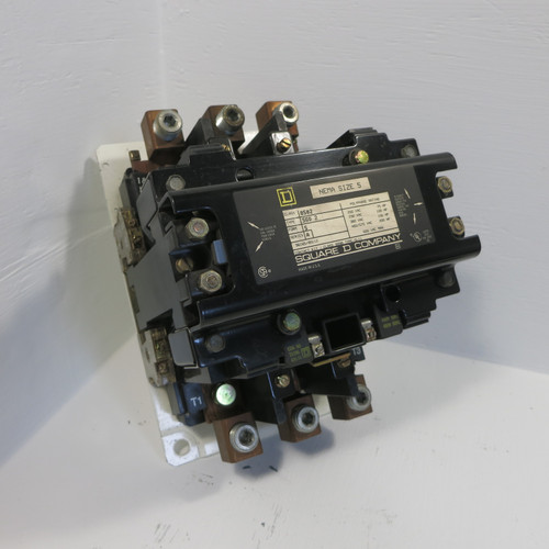 Square D 8502 SGO 2 Size 5 Motor Contactor 480V Coil 200HP 600V 8502SG02 Ser A (AH0610-1)