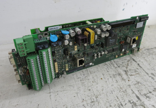 GE RV33-1 Rev D VS Drive Control Regulation Board w ISBUS-S AV-300i Inverter I/O (DW7343-2)
