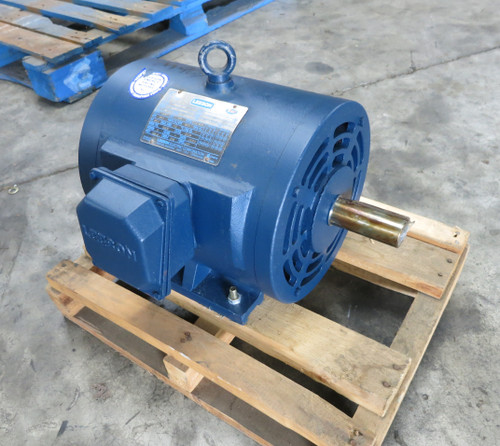 NEW Leeson 10 HP AC Motor 208-230/460V 213T 3520 RPM 12A G150143.60 460 VAC (DW7391-1)