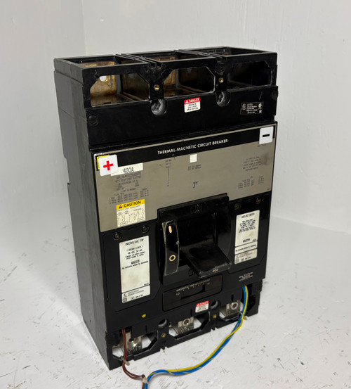 Square D MHL3640025DC1679 400A DC Circuit Breaker 500 VDC w/ UVR & Aux 400 Amp (EM5566-1)